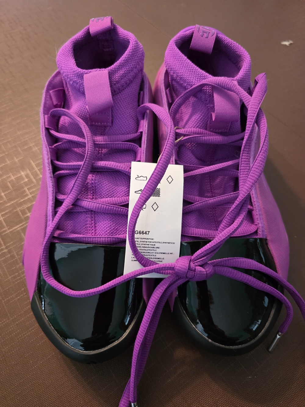 Adidas Harden Vol 8 Purple Burst Court Sneakers